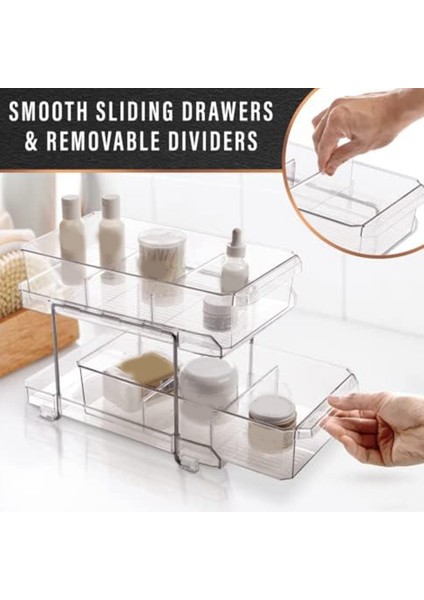 Masaüstü Raf Çok Katmanlı Bölme Katmanlı Şeffaf Banyo Banyo Lavabo Masası Kozmetik Depolama Rafı,организаторы Hmoe (Yurt Dışından) indirimleri