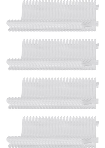 Inç Şeffaf Plastik Stand Çerez Tutucu Ekran Standı Yer Kart Sahibi Ekran Şövale Düğünlerde (96 Paket) (Yurt Dışından)