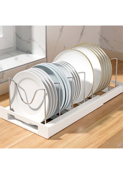 Genişletilebilir Tava ve Tencere Kapak Organizatör Rafı Dolap Altında-Kauçuk Daldırma Tava Organizatör Rafı Mutfak Dolabı Organizatör B (Yurt Dışından) indirimleri