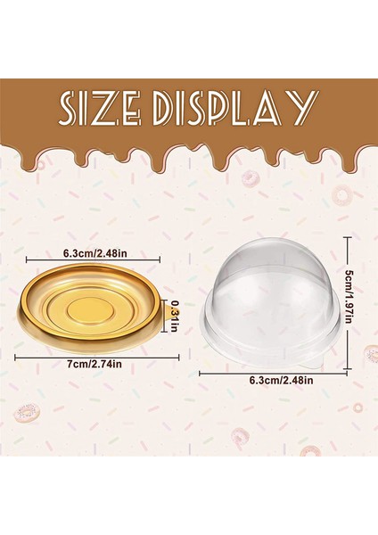 750 Adet Şeffaf Plastik Mini Cupcake Kutuları Muffin Pod Kubbe Muffin Kek Konteyner Kutusu Bireysel Cupcake Tatlı Kabı (Yurt Dışından) fiyatları