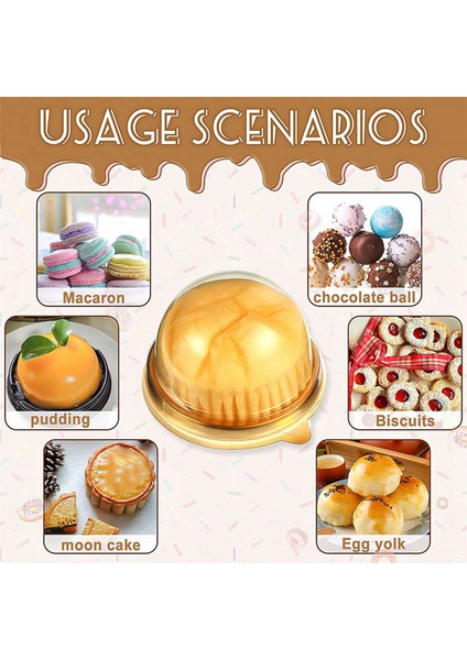 750 Adet Şeffaf Plastik Mini Cupcake Kutuları Muffin Pod Kubbe Muffin Kek Konteyner Kutusu Bireysel Cupcake Tatlı Kabı (Yurt Dışından) modelleri