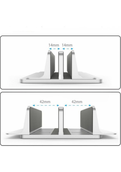 Dikey Dizüstü Braketi Masaüstü Alüminyum Braket Taban Boyutu Ayarlanabilir Dikey Braket Alüminyum Alaşımlı Çift Kart (Yurt Dışından) modelleri