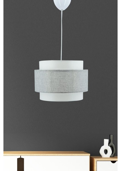 Milas Modern Sakıt Avize Açık Gri E54