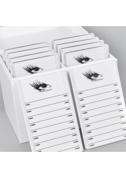 10 Kat Kirpik Saklama Kutusu Makyaj Organizatör Kirpik Tutkal Palet Kirpik Tutucu Aşılama Kirpik Uzatma Aracı (Yurt Dışından)