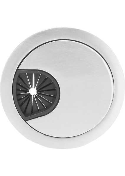 5x Pc Bilgisayar Paslanmaz Çelik 50 mm Çaplı Masa Grommet Kablo Deliği Kapağı (Yurt Dışından)