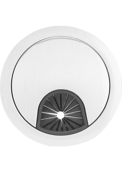 5x Pc Bilgisayar Paslanmaz Çelik 50 mm Çaplı Masa Grommet Kablo Deliği Kapağı (Yurt Dışından)