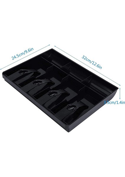 2x Yazarkasa Çekmecesi - Nakit Para Tepsisinin Değiştirilmesi 4 Fatura / 3 Paralı Yazarkasa Ekleme Tepsisi, 12,6 x 9,6 x 1,4 Inç (Yurt Dışından) fiyatları