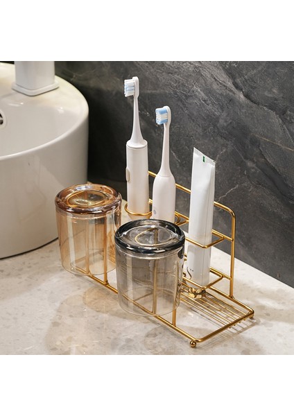 Diş Fırçası Tutucu Duvara Monte Metal Diş Macunu Tutucu Elektrikli Diş Fırçası Tutucu Banyo Için Caddy Standı (Yurt Dışından)
