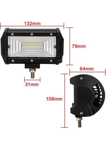 Sis Lambası 24LED Dual Color 72W Set/ LASS282 modelleri