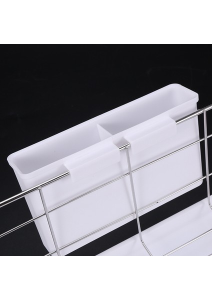 Paslanmaz Çelik Bulaşık Damlalıklı Kurutma Rafı 3 Parçalı Set Çıkarılabilir Pas Geçirmez Gereçler Mutfak Tezgahı Depolama Rafı Beyaz (Yurt Dışından) indirimleri