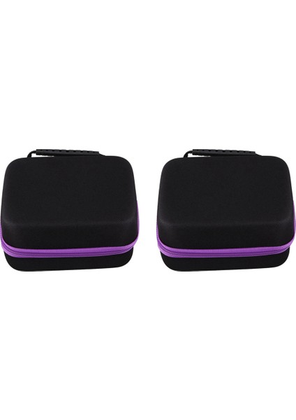 2x 6 Renk Uçucu Yağ Kutusu 30 Şişe 10 ml Parfüm Yağı Uçucu Yağ Kutusu Seyahat Taşınabilir Çanta Mor (Yurt Dışından)