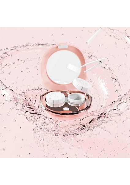 Kontakt Lens Temizleyici Kutusu Saklama Kutusu Kontakt Lens Kutusu Seyahat Gözlük Lensleri Ultrasonik Temizleme Islatma Kutusu -Mavi (Yurt Dışından) fırsatları