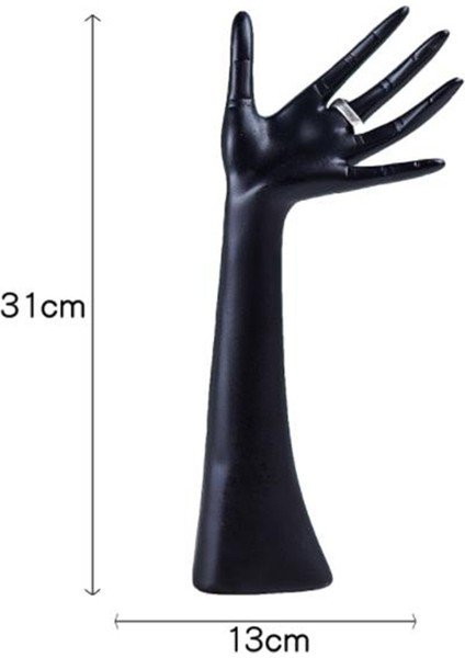 Uzun Çubuk Yüzük Ekran Standı Bilezik Depolama Dekorasyon Bilezik Yüzük Takı Standı Takı Ekran Sahne-Siyah (Yurt Dışından) modelleri