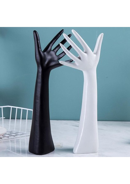 Uzun Çubuk Yüzük Ekran Standı Bilezik Depolama Dekorasyon Bilezik Yüzük Takı Standı Takı Ekran Sahne-Siyah (Yurt Dışından) fırsatları