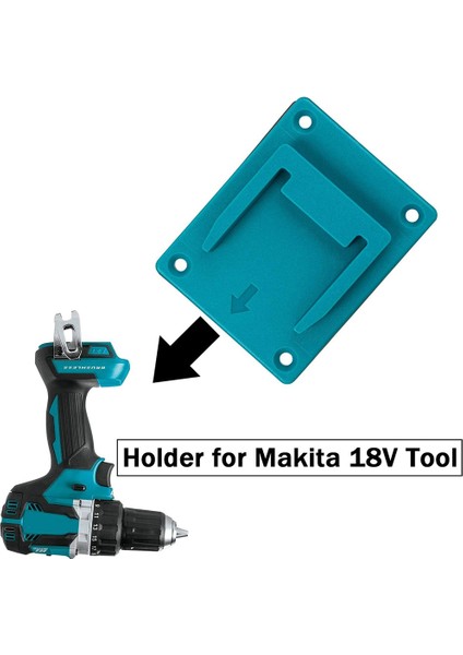 Makita 18V Matkap Aletleri Tutucu, Askı Için 5 Paket Takım Tutucu Dock Dağı (Yurt Dışından)