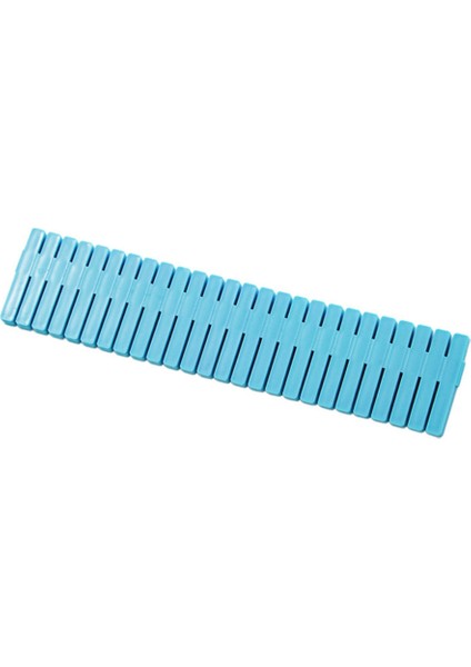 4 Adet Dıy Plastik Çekmece Izgara Ayırıcı Bölücü Bölme Depolama Organizatör Iç Çorap Makyaj Fıçı Tahtası Mavi, (Yurt Dışından)