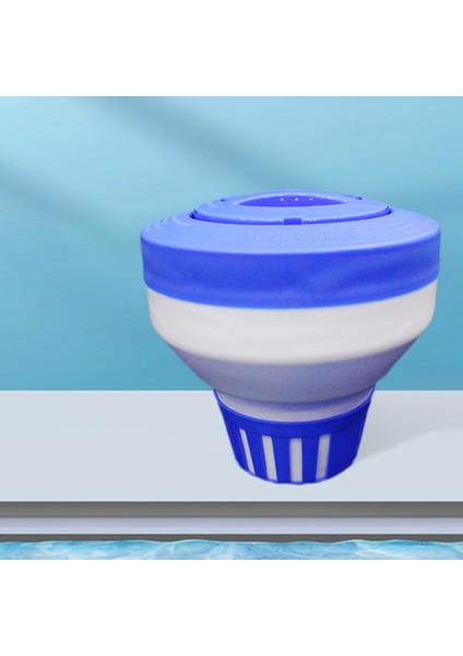 Deluxe Havuz Klor Şamandıra Dispenseri - 3 Inç Tabletler, 7 Inç Çap - Yeraltı ve Yer Üstü Yüzme Havuzları (Yurt Dışından)