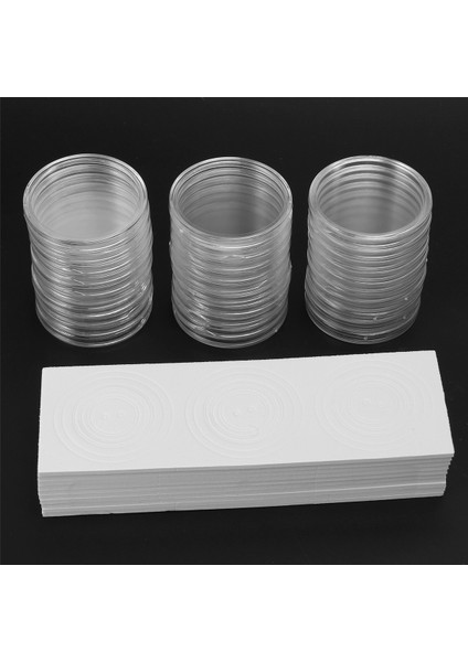 46 mm Madeni Para Kapsül Tutucu ve Koruma Contası Madeni Para Koleksiyonu Malzemeleri Için Madeni Para Tutucu Kasa Kutusu (8 Boyut, 150 Parça) (Yurt Dışından) indirimleri
