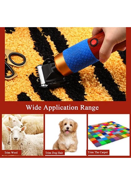 200W Tafting Halı Giyotin Makinesi Seti Dıy Tafting Makas Halı Kesme Makası Kilim/yastık/halı Ab Tak (Yurt Dışından) indirimleri