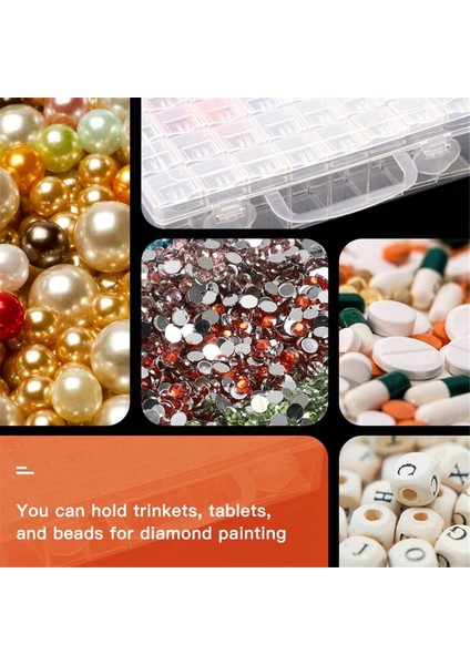 32 Izgaralar Elmas Boyama Matkap Saklama Kapları, Elmas Organizatör Vaka Nakış Boncuk Saklama Kutusu Etiketli (Yurt Dışından) indirimleri