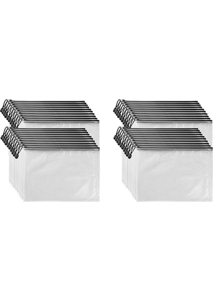 40 Adet B5 Fermuarlı Belge Çantası, Fermuarlı Dosya Çantaları, Ofis Okul Ev Seyahat Için Masa Oyunları Saklama Torbaları, 11.4x8.2 Inç (Yurt Dışından)