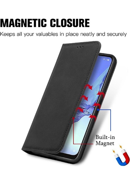 Oppo A53 Için Basit Iş Kordon Cüzdan Kılıf Fermuar (Yurt Dışından) fırsatları