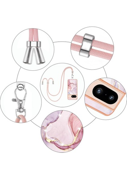 Google Piksel 8 Anti-Scratch Yumuşak Tampon Crossbody Kordon Askısı Için Kılıf (Yurt Dışından) modelleri