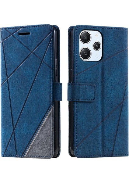 Xiaomi Redmi Için 12 4g Pu Deri Darbeye Cüzdan Çevir Folio Kart (Yurt Dışından)