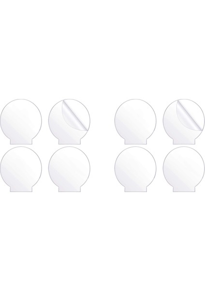 Adet Şeffaf Akrilik Levha Yuvarlak Panel Kalın (4mm) LED Işık Tabanı, Tabela, Dıy Ekran Projeleri Için Plastik Akrilik Panel (Yurt Dışından)