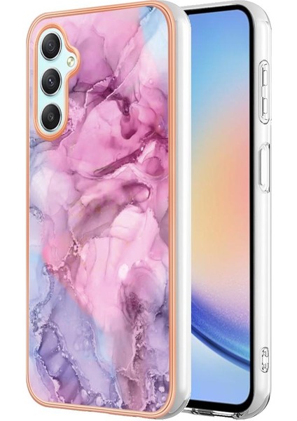 Samsung Galaxy A25 5g Darbeye Silikon Tampon Tpu Mermer ile Uyumlu (Yurt Dışından)