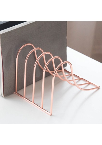 Izgara Dosya Depolama Raf Kitap Standı Bookend Iskandinav Ferforje Organizatör Tutucu Ev Ofis Için (Yurt Dışından)