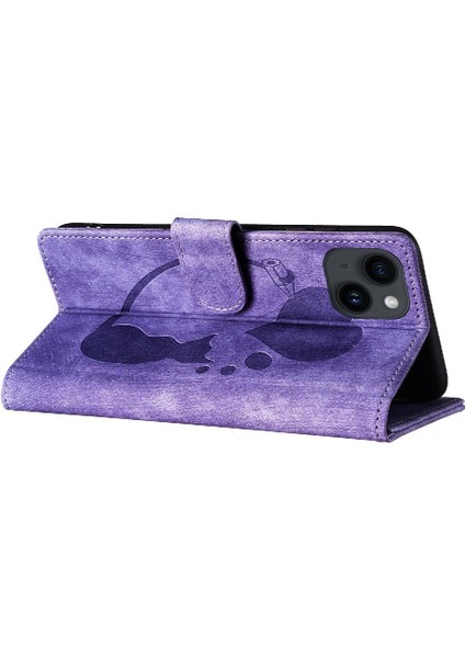 Apple iPhone 14 Için Kılıf Artı Cüzdan Durumda Kart Cep Flip Folio Tutucu Kapak (Yurt Dışından)