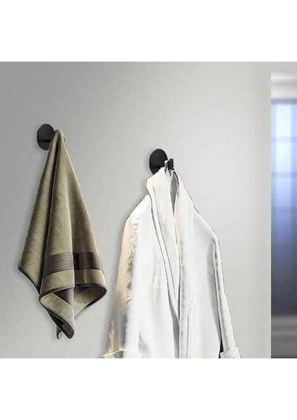 Yapışkanlı Kancalar Banyo Kancaları Duvar Bornoz Kancaları Paslanmaz Çelik Havlu Su Geçirmez Asma Kancaları, Havlular, Banyo, (Yurt Dışından) fırsatları