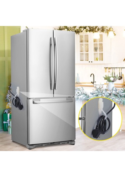 12 Adet Kablo Paketleyicileri Kordon Organizatör Ev Aletleri Için, Kendinden Yapışkanlı Mutfak Aletleri Kablosu Silikon Kordon Tutucu Şeffaf (Yurt Dışından) indirimleri