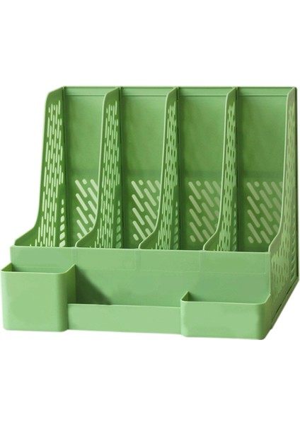 Dosya Rafı Çok Katmanlı Ins Dosya Kutusu Masa Rafı Kitap Standı Klasör Klasörü Masaüstü Saklama Kutusu Öğrenci Yeşil (Yurt Dışından)