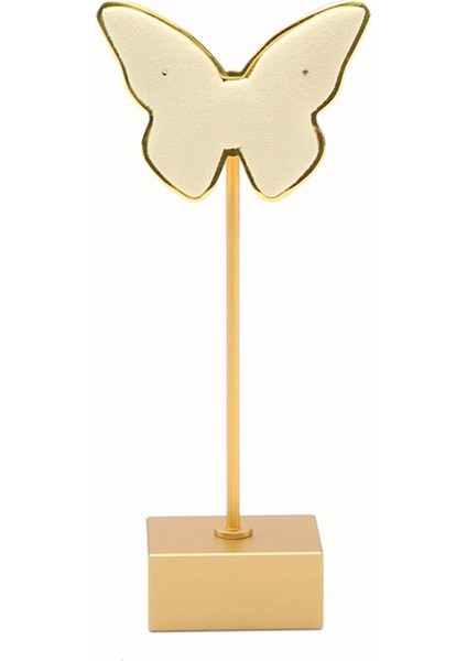 Moda Küpe Ekran Standı Metal Kelebek Küpe Standı Tutucu Raf Takı Vitrin Rafı Küpe Braketi-B (Yurt Dışından)