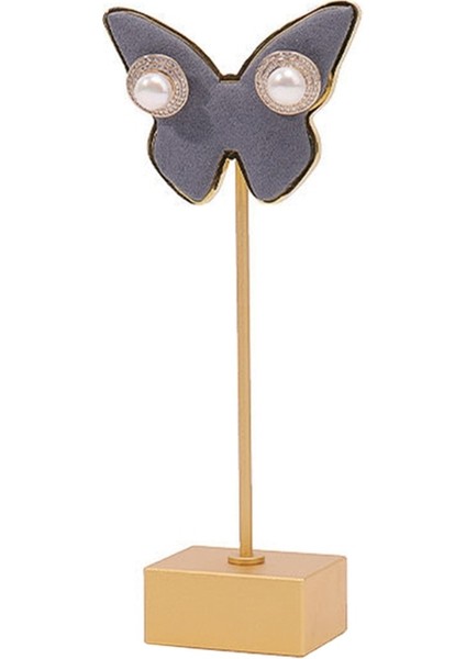 Moda Küpe Ekran Standı Metal Kelebek Küpe Standı Tutucu Raf Takı Vitrin Rafı Küpe Braketi-B (Yurt Dışından) modelleri