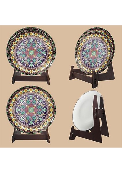 Teşhir Için Plaka Standı, Plaka Tutucu Teşhir Standı, Teşhir Için Resim Standı Premium Vintage Ahşap Resim Çerçevesi Standı (Yurt Dışından)