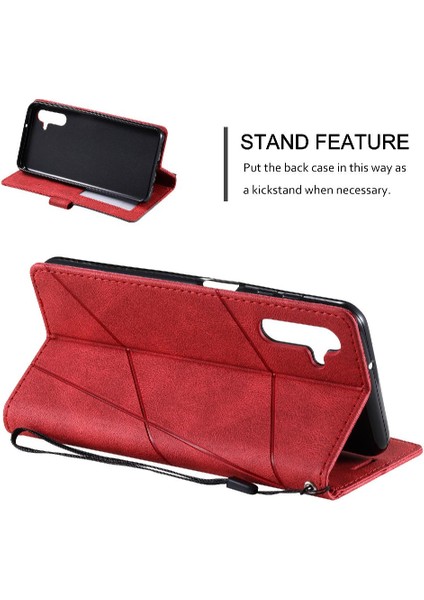 Samsung Galaxy A15 4g/5g Kart Tutucu Kickstand Pu Deri Cüzdan (Yurt Dışından)