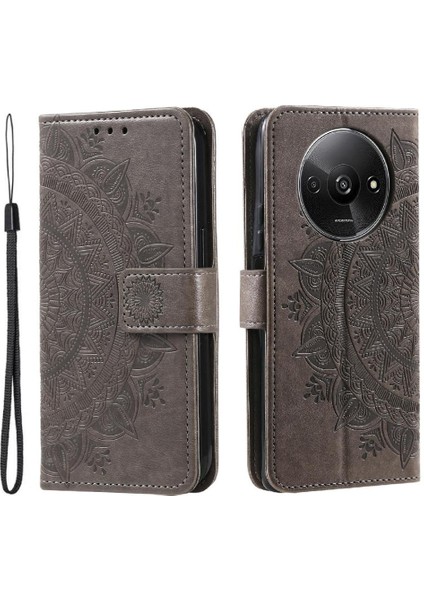 Xiaomi Redmi A3 Mikrofiber Astar Içinde Yüksek Kaliteli Klipsiz Pu (Yurt Dışından)