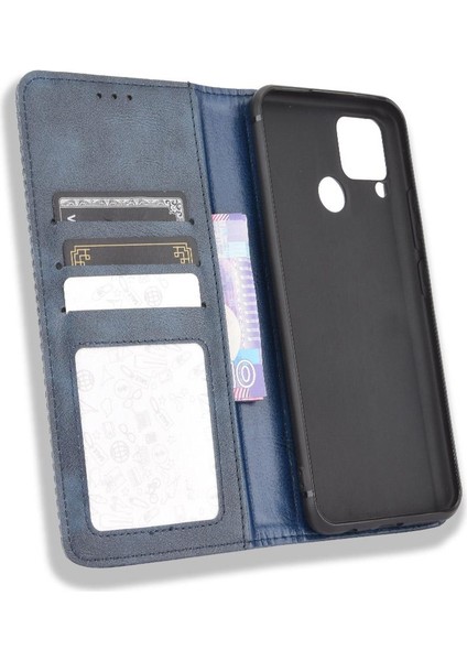 Realme C15 Manyetik Kapatma Cüzdan Pu Deri Için Kılıf (Yurt Dışından) modelleri
