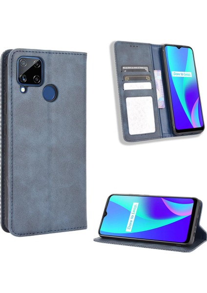 Realme C15 Manyetik Kapatma Cüzdan Pu Deri Için Kılıf (Yurt Dışından) indirimleri