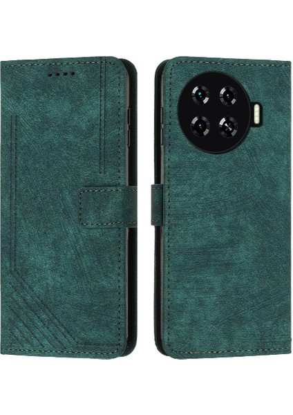 Tecno Spark 20 Pro Için Kılıf Tam Koruma Yan Toka Kartı Ekleme (Yurt Dışından)