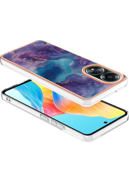 Oppo With 4g Tampon Tpu Silikon Darbeye Dayanıklı Mermer ile Uyumlu (Yurt Dışından) indirimleri