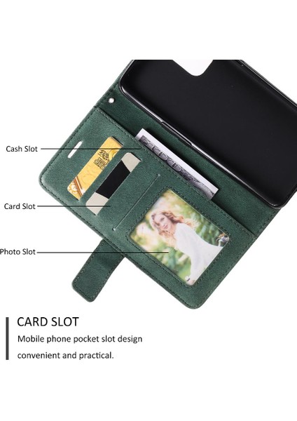 Oppo Oppo 6 5g Kart Tutucu Için Kılıf Kickstand Cüzdan Flip Folio Pu Deri (Yurt Dışından)