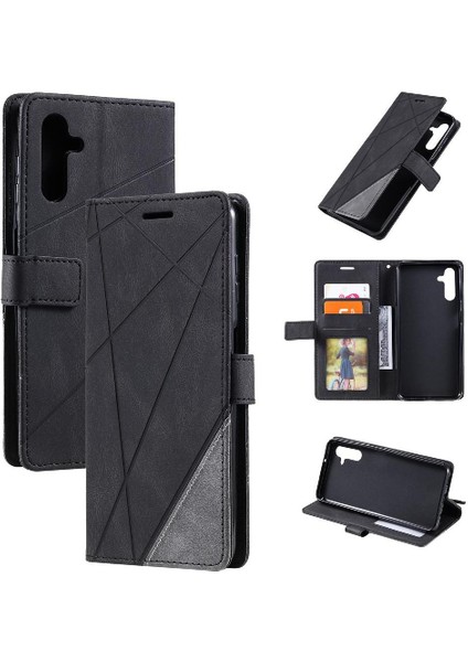 Samsung Galaxy A15 4g/5g Kart Tutucu Kickstand Pu Deri Cüzdan (Yurt Dışından)