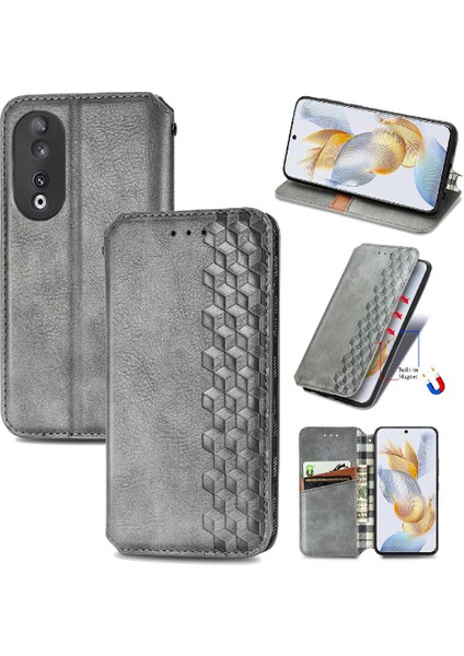 Huawei Onur Için Kılıf 90 5g Cüzdan Fonksiyonu Zarif Iş Moda (Yurt Dışından)