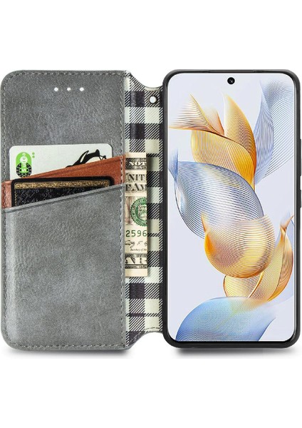Huawei Onur Için Kılıf 90 5g Cüzdan Fonksiyonu Zarif Iş Moda (Yurt Dışından)