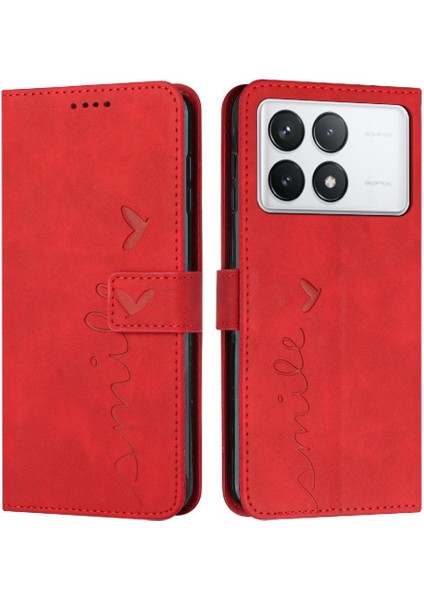 Xiaomi Redmi Için Kılıf K70/K70 Pro Tam Koruma Pu Deri Kart Çevirme (Yurt Dışından)