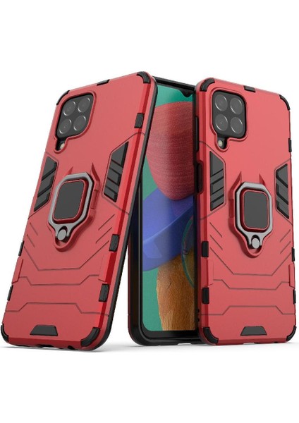 Samsung Galaxy M33 5g Kickstand Darbeye Kapak 360 &deg; Dönen (Yurt Dışından)
